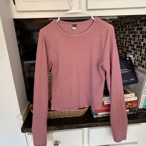 Old Navy Pink Long Sleeve Top